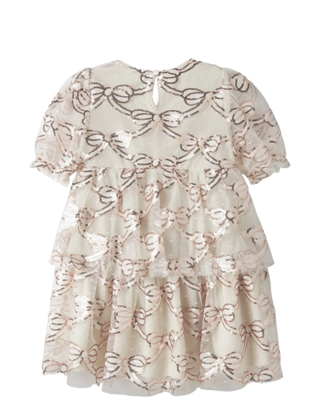 name it - NMFRILA TULLE SS DRESS - birch - 1