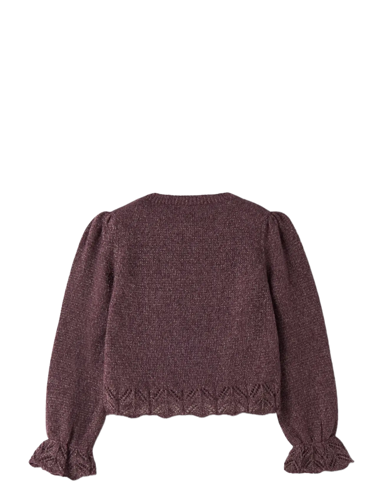 name it - NMFRUEL LS KNIT - trøjer - catawba grape - 1