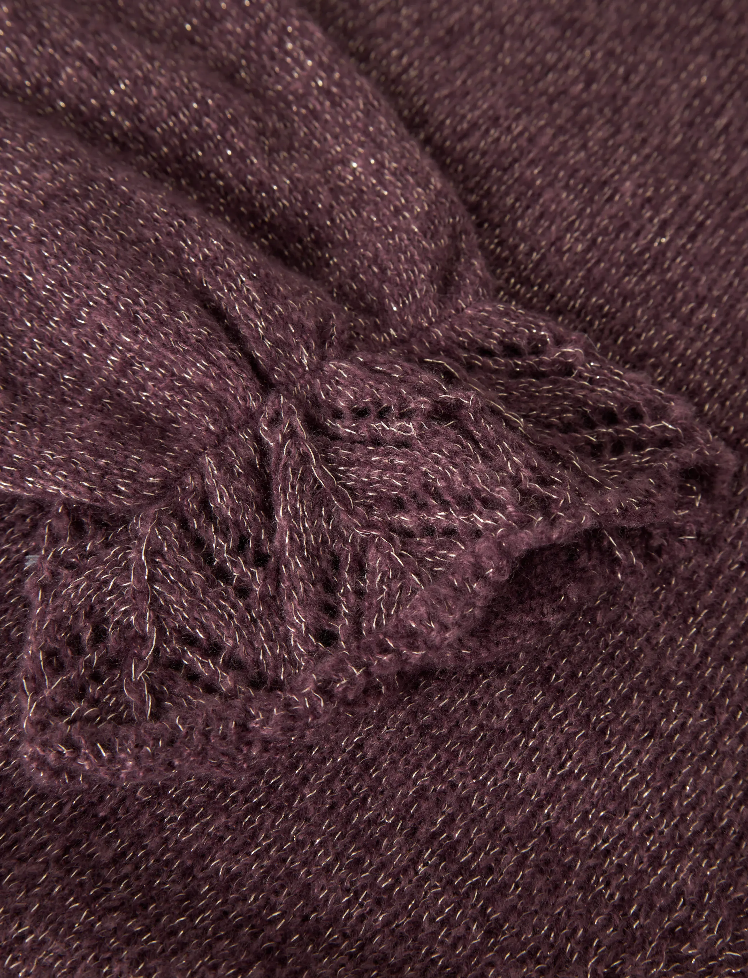 name it - NMFRUEL LS KNIT - trøjer - catawba grape - 2
