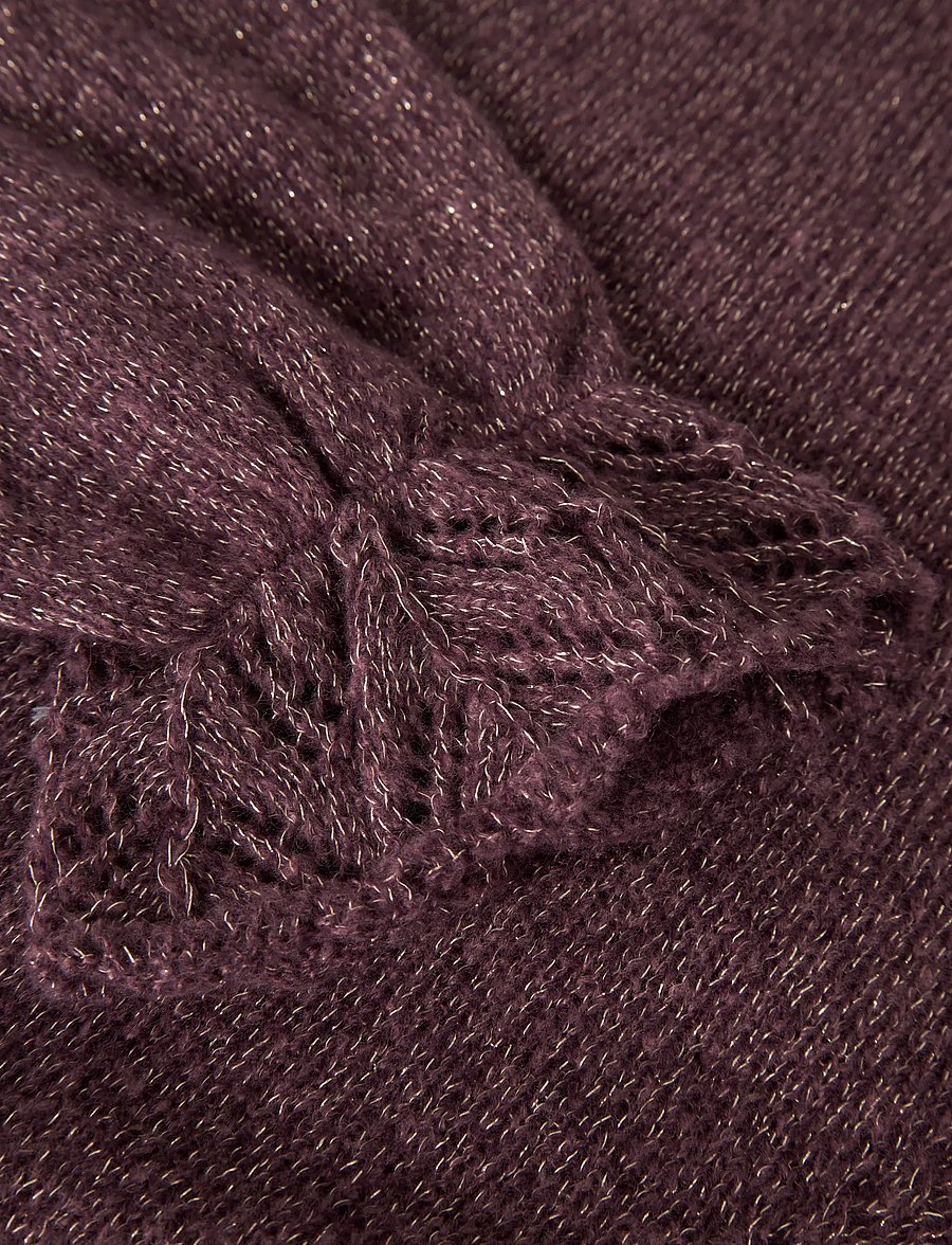 name it - NMFRUEL LS KNIT - trøjer - catawba grape - 2