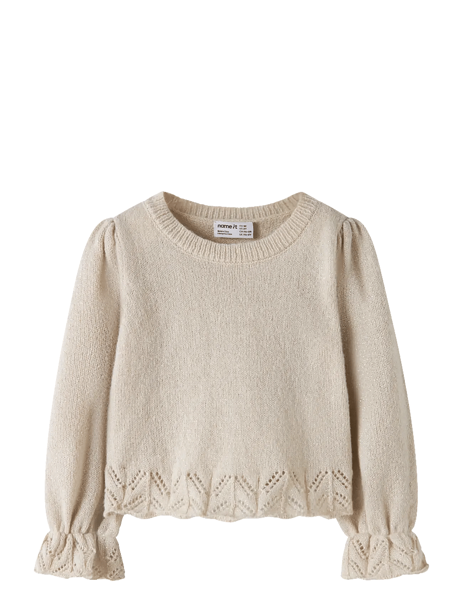 name it - NMFRUEL LS KNIT - trøjer - peyote melange - 0