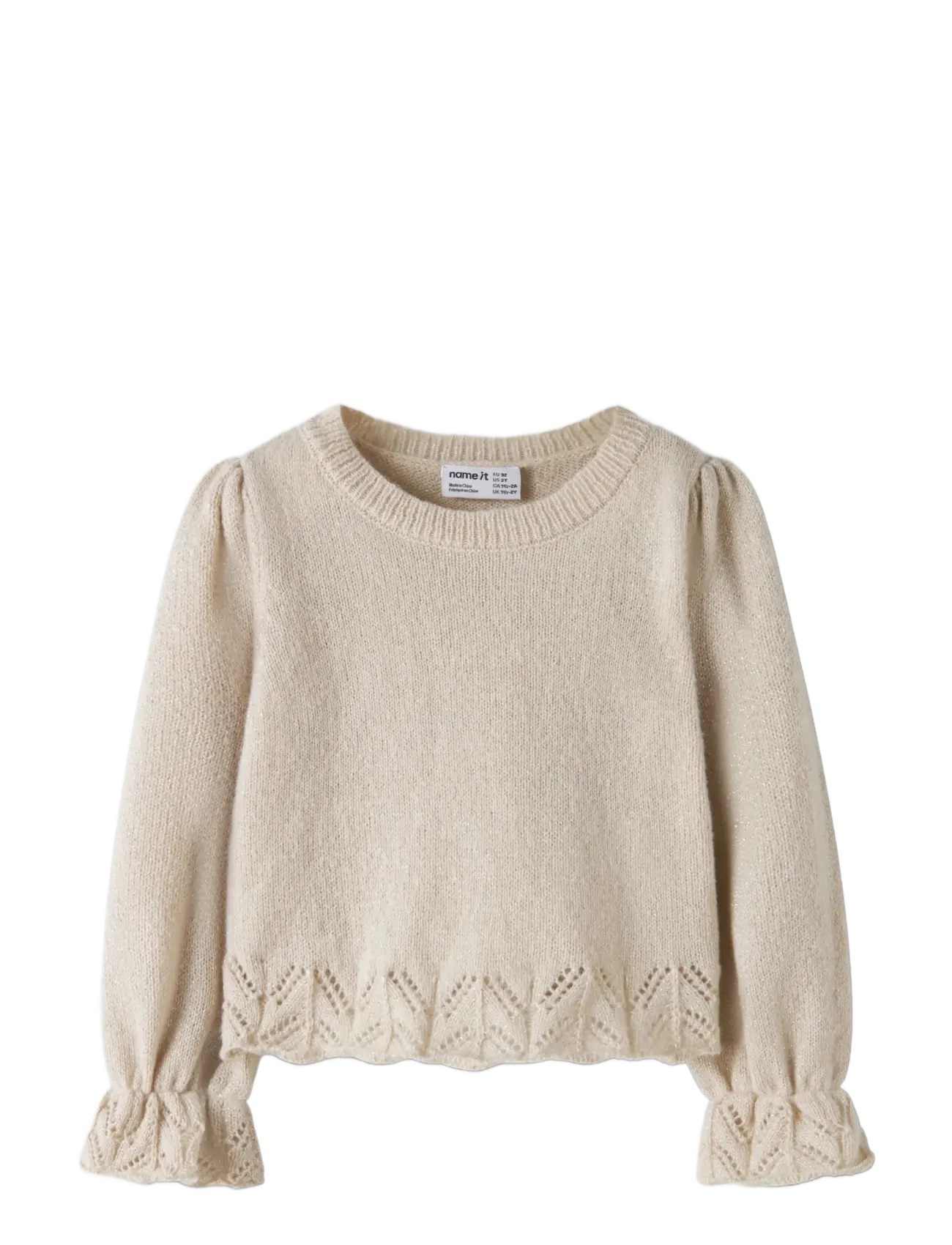 name it - NMFRUEL LS KNIT - trøjer - peyote melange - 2