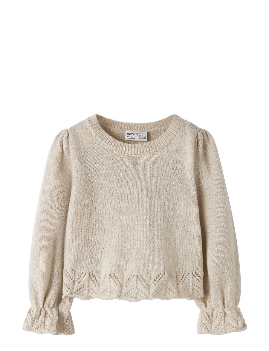 name it - NMFRUEL LS KNIT - trøjer - peyote melange - 2