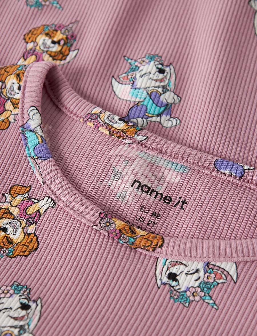 name it - NMFJEMINA PAW LS TOP CPLG - lilas - 3