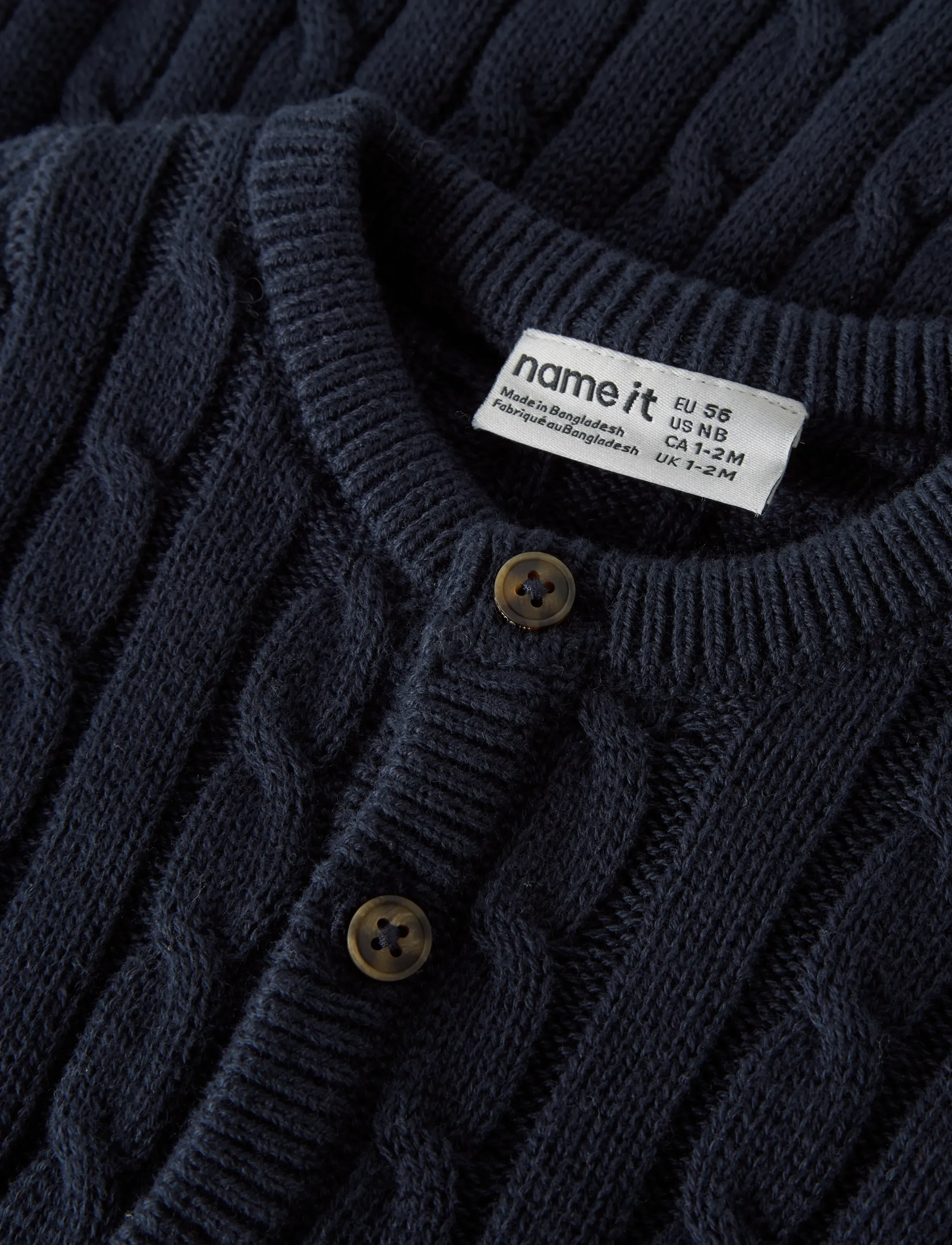 name it - NBMRAFFAT LS KNIT CARD - cardigans - navy blazer - 2