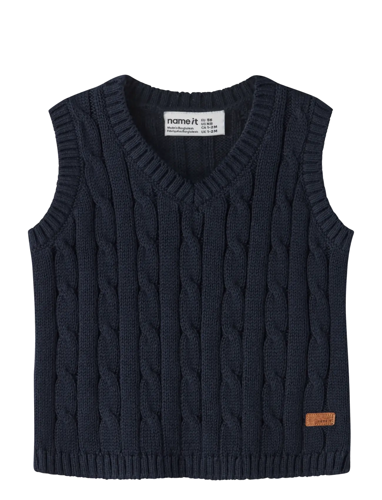 name it NBMRAFFAT KNIT SLIPOVER - Vests - NAVY BLAZER / navy