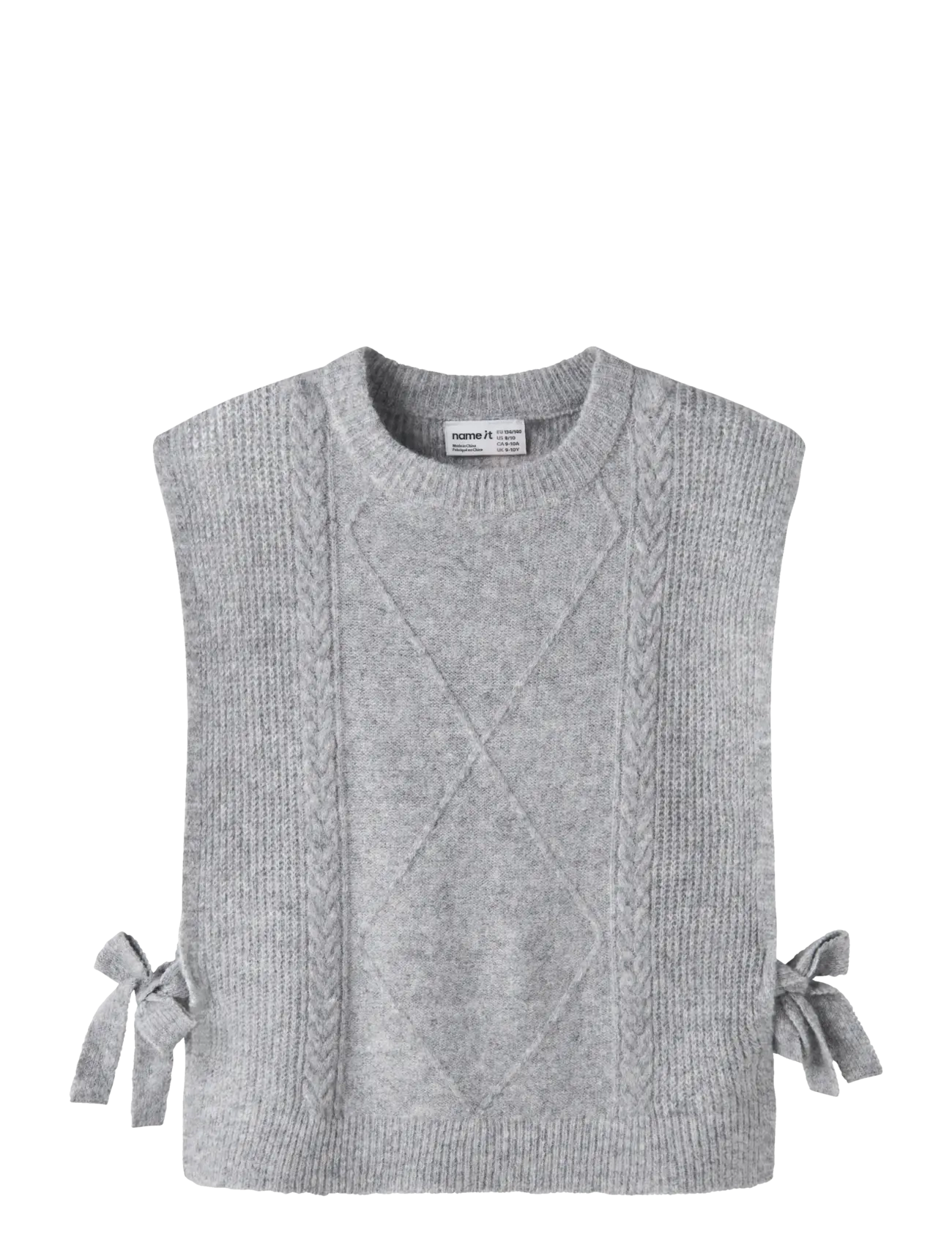 name it NKFRIANNI KNIT VEST - Name it - GREY MELANGE / grey