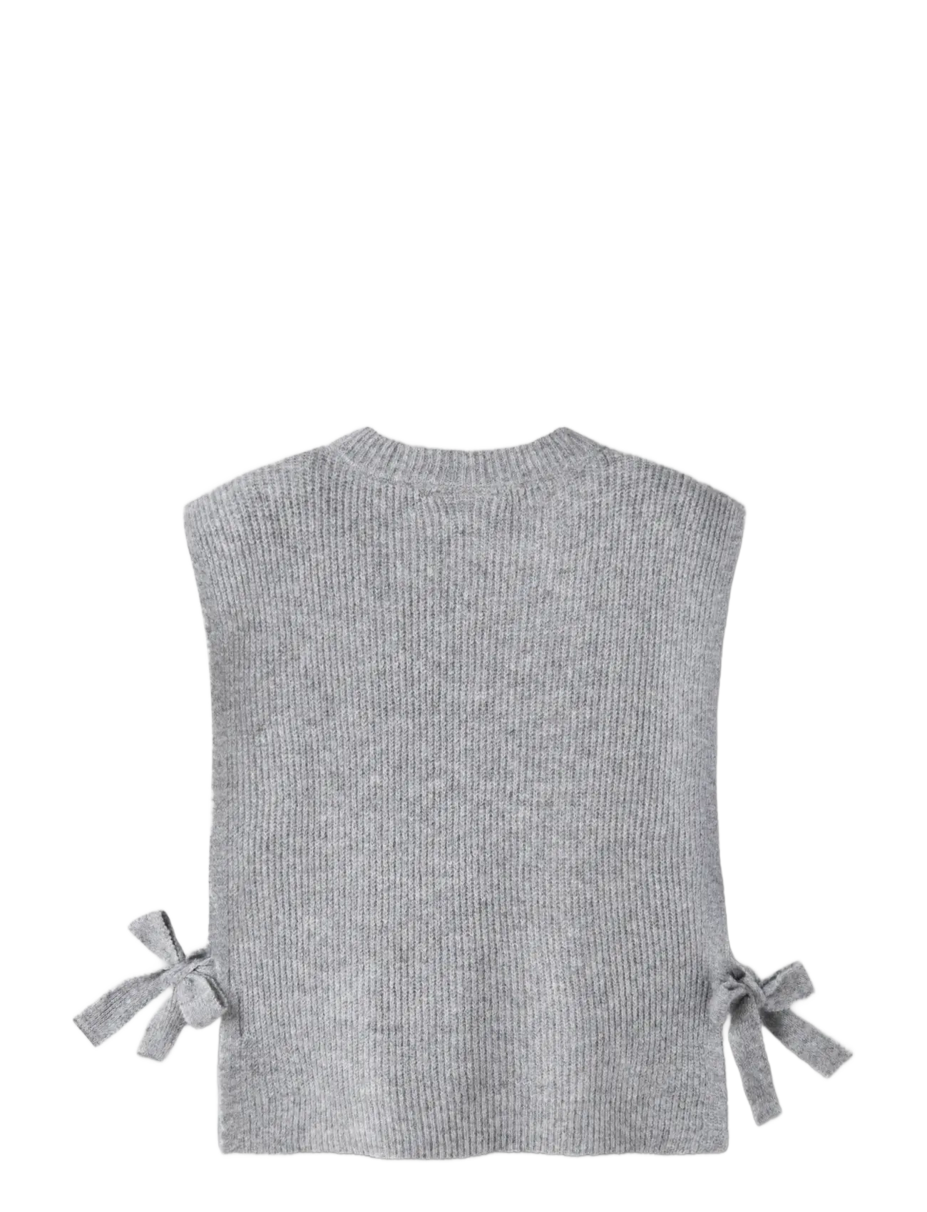 name it - NKFRIANNI KNIT VEST - westen - grey melange - 1
