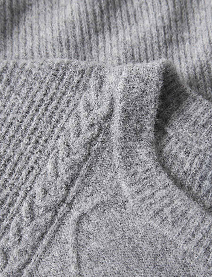 name it - NKFRIANNI KNIT VEST - westen - grey melange - 2