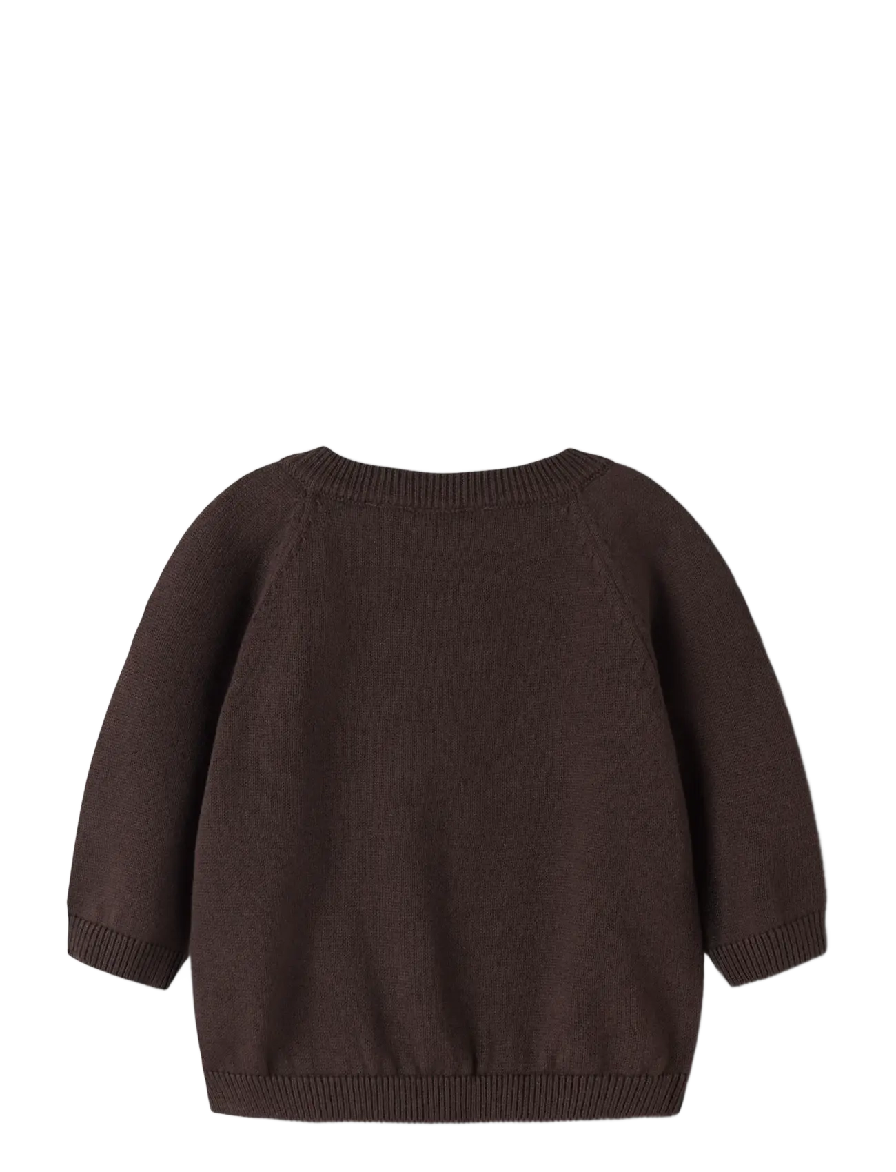 name it - NBMRAFELLO LS KNIT - chocolate plum - 1