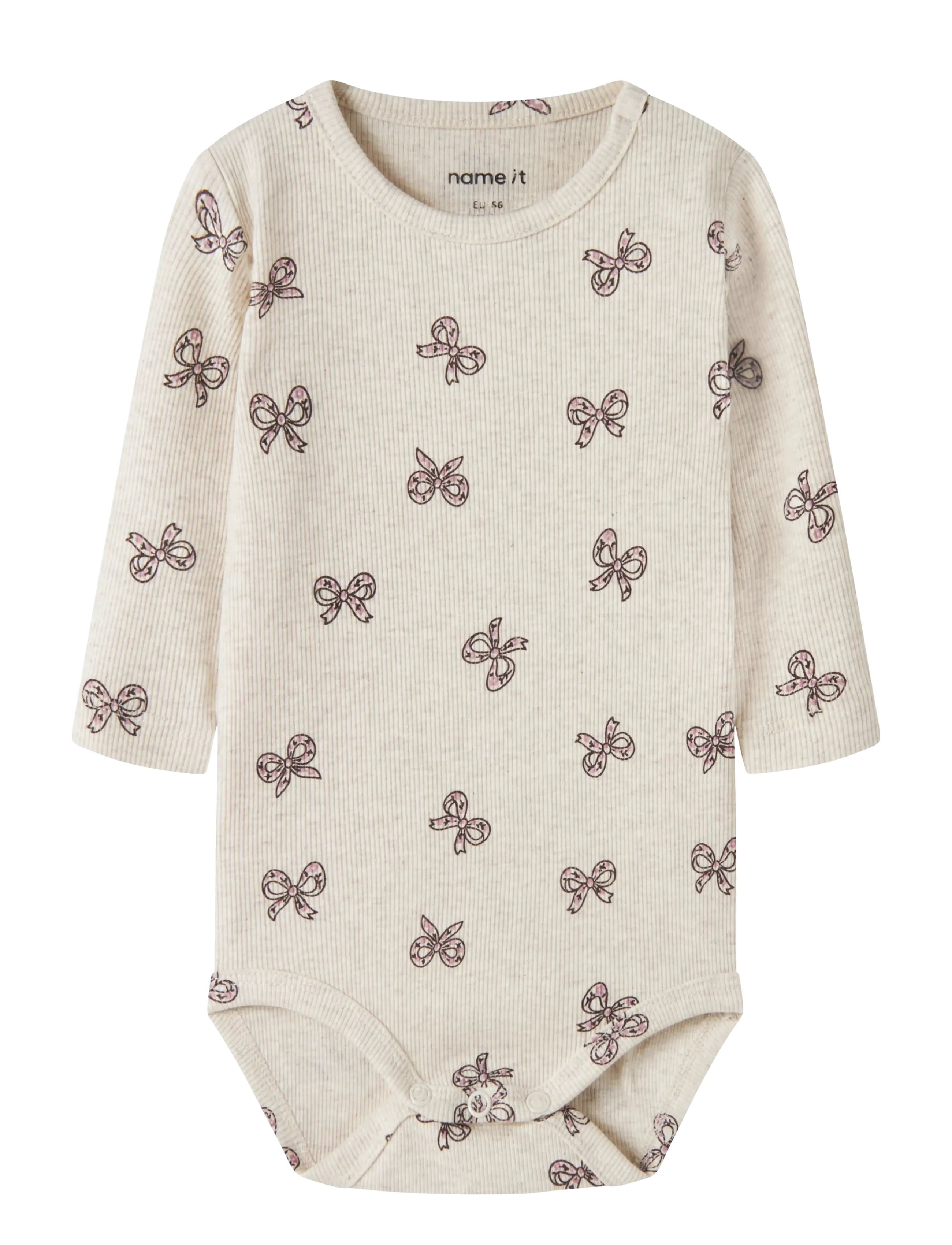 name it NBFRULIES LS BODY - Long-sleeved bodies - PEYOTE MELANGE / beige