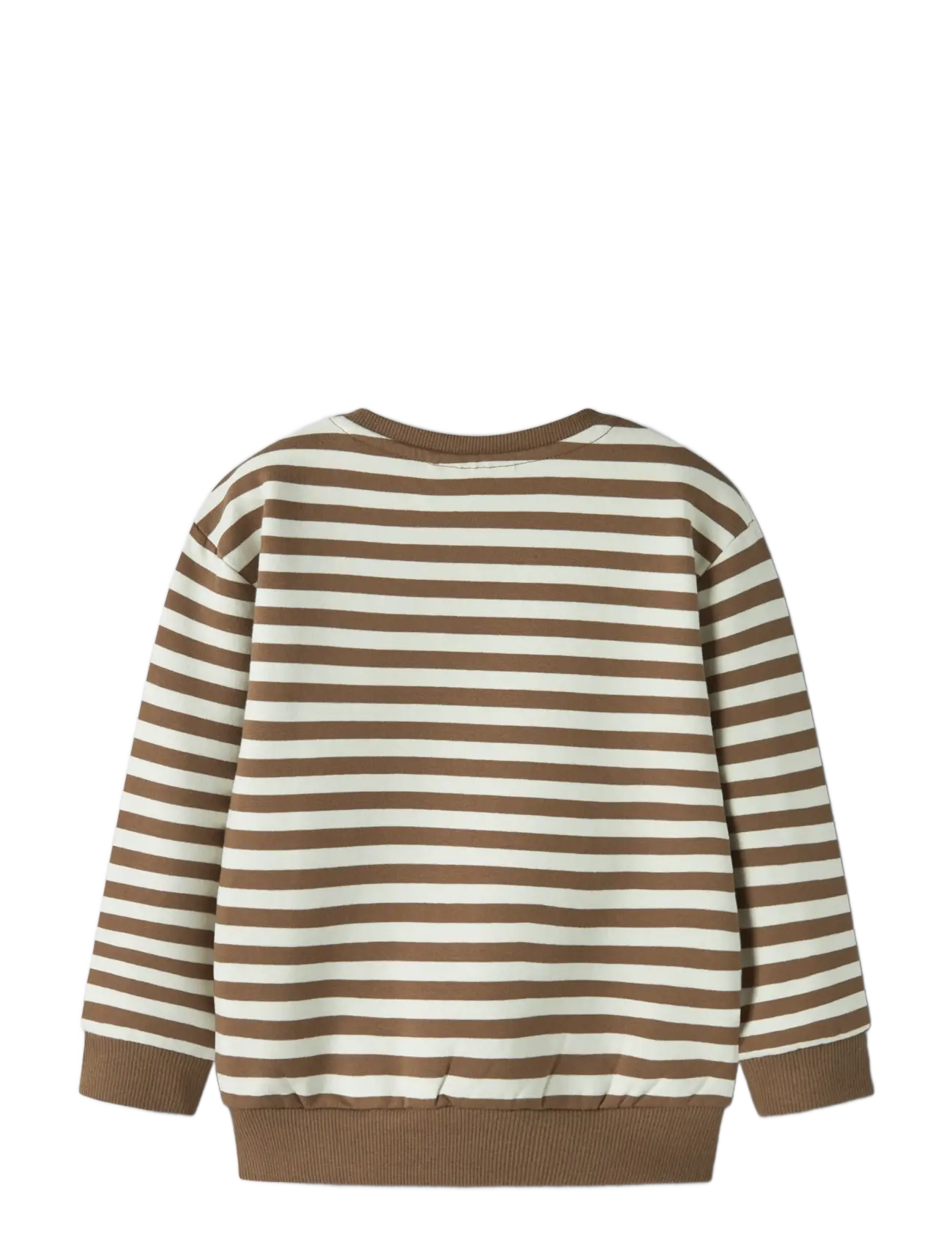 name it - NMMRAFAN LS NREG SWEAT BRU BOX - sepia - 1