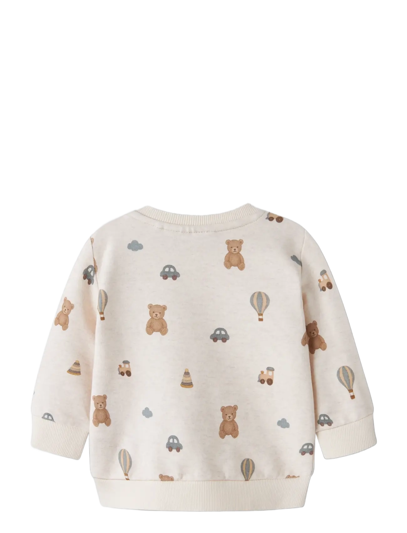 name it - NBMRAGNER LS SWEAT BRU - dressipluusid - peyote melange - 1