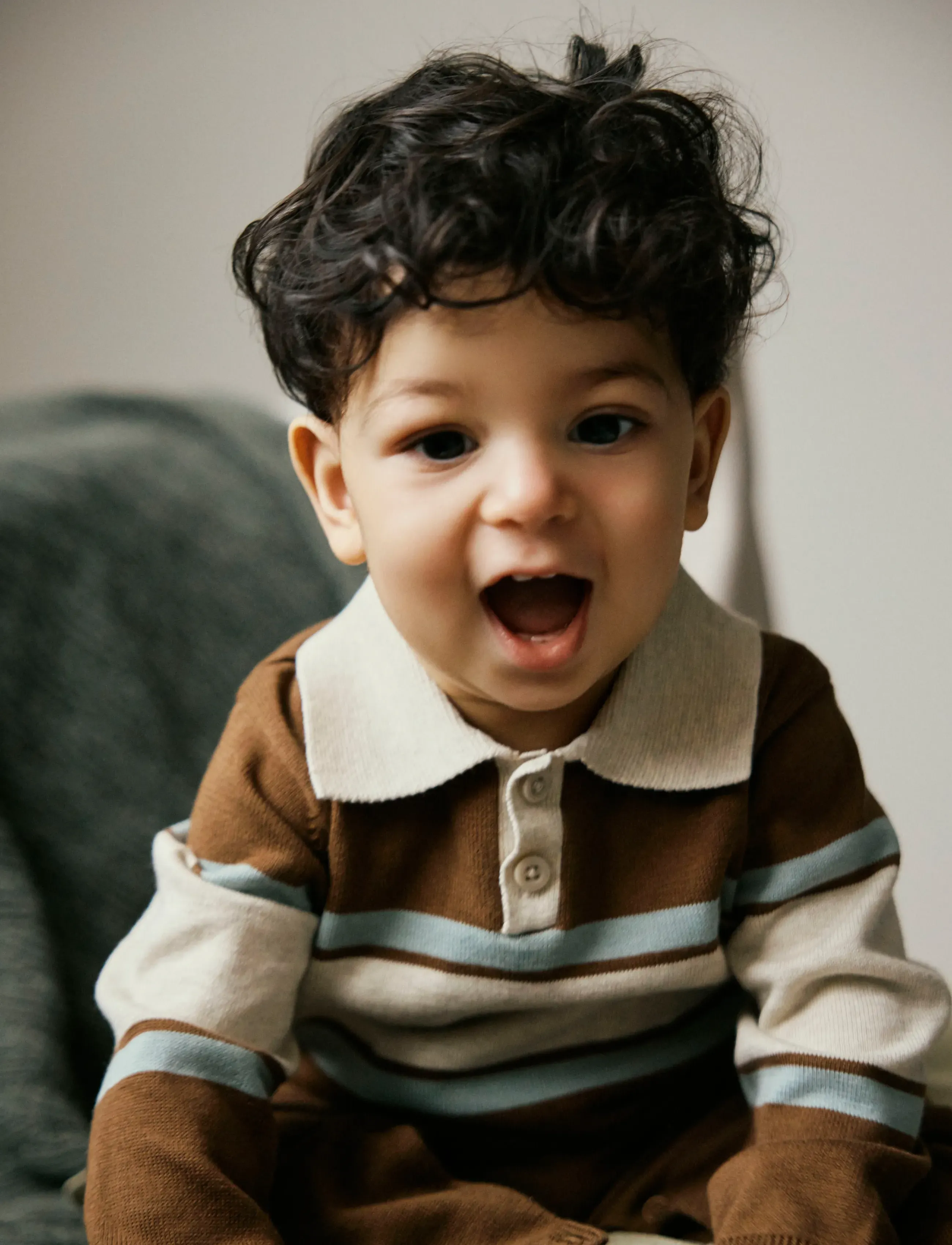 name it - NBMRAL LS KNIT POLO SUIT - jumpsuits - sepia - 3