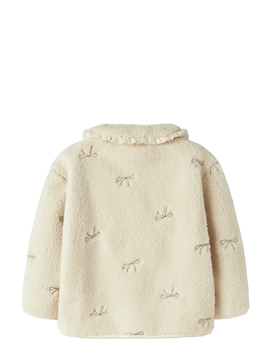 name it - NMFRISA TEDDY CARD - fleecejacken - birch - 1