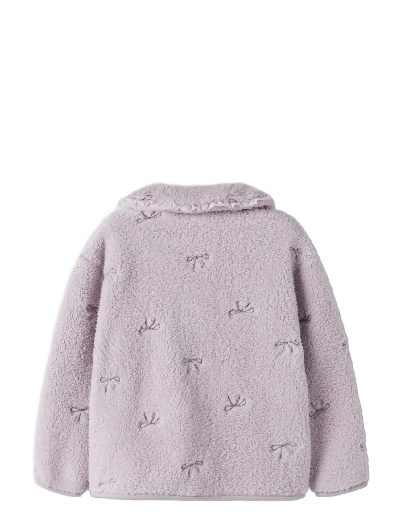 name it - NMFRISA TEDDY CARD - fleecejackor - lavender fog - 1