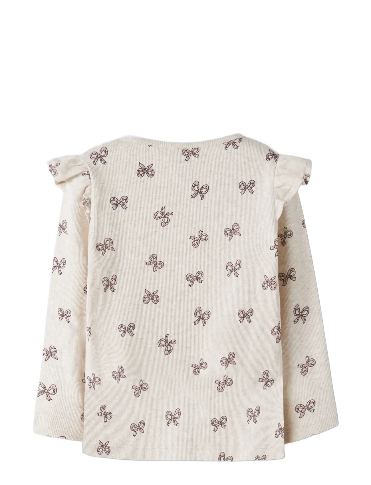 name it - NMFRULIES LS SLIM TOP - peyote melange - 1
