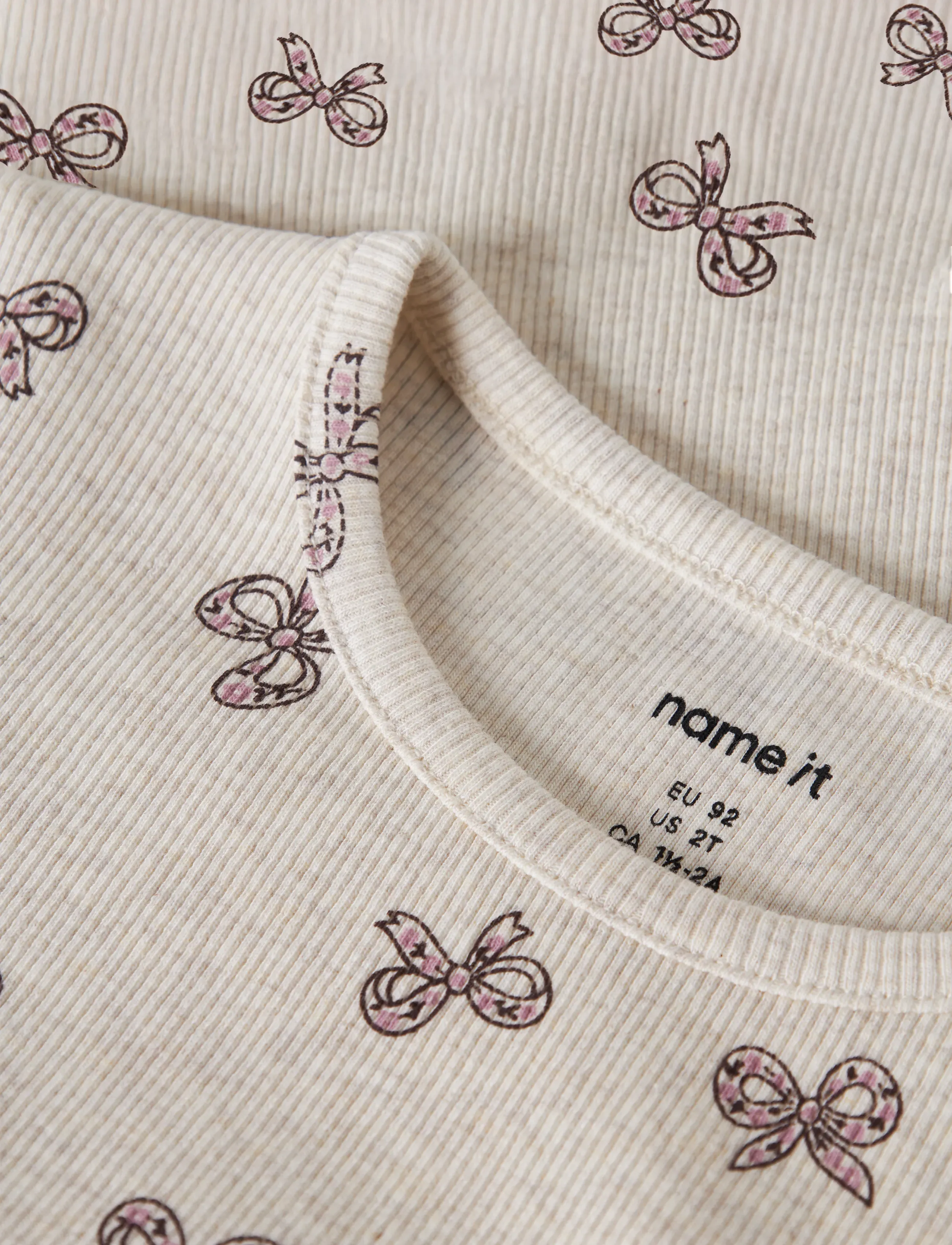 name it - NMFRULIES LS SLIM TOP - peyote melange - 3