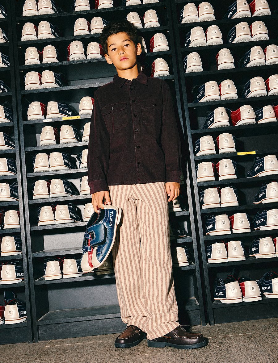name it - NKMRAMI LS CORD SHIRT - chocolate plum - 2
