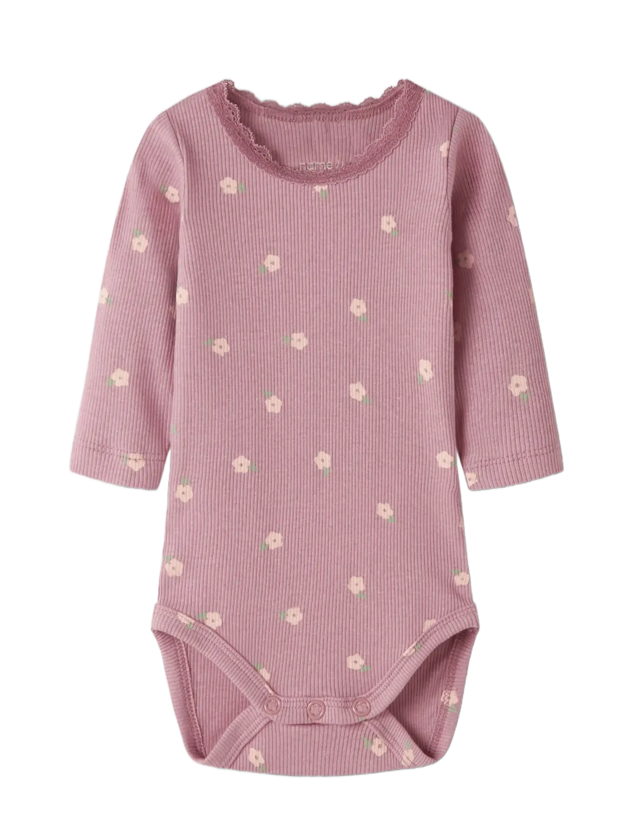name it - NBFLAUREL LS BODY SET - langärmelige bodys - lilas - 1