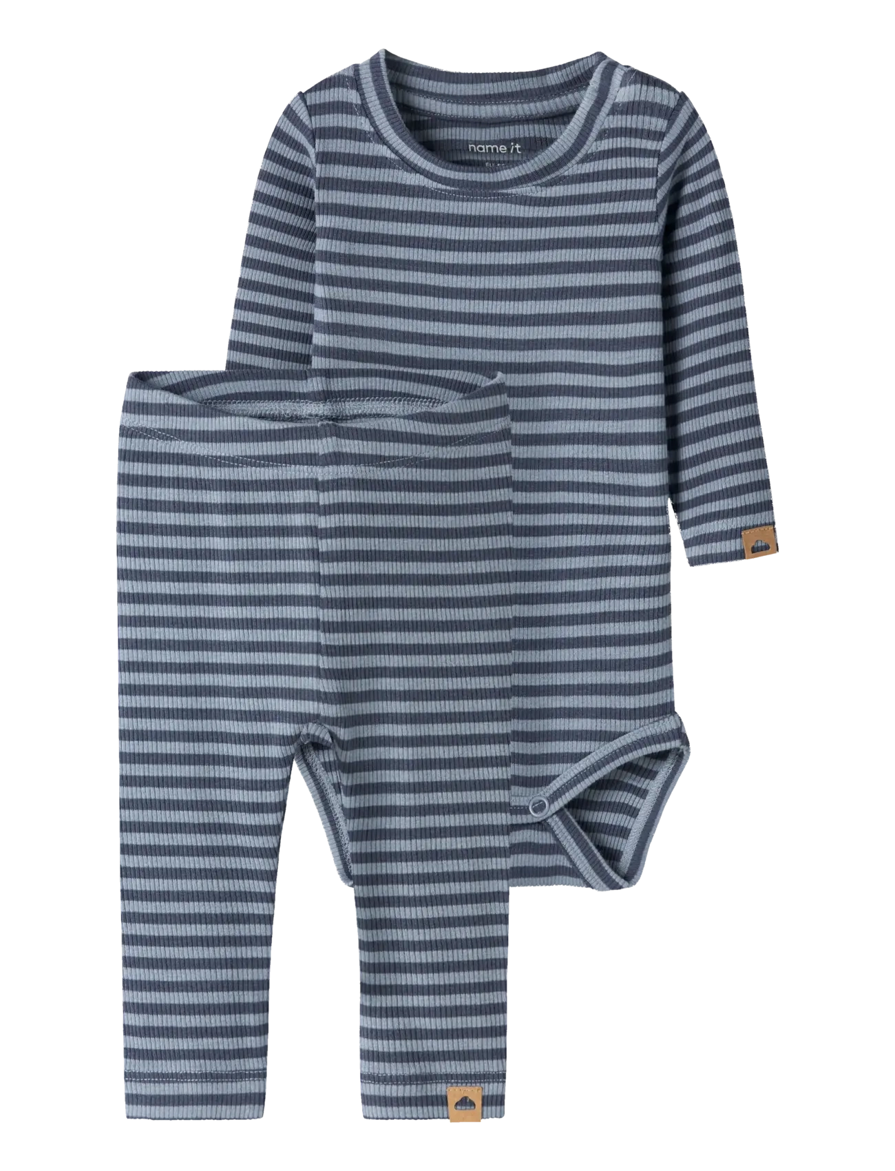 name it Nbmkardio Ls Body Set, 68, Sets, Blau - Sets With Body, Kinder