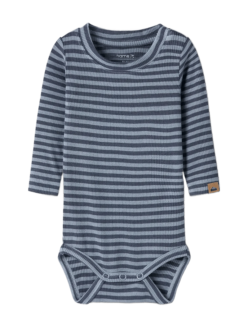 name it - NBMKARDIO LS BODY SET - ashley blue - 2