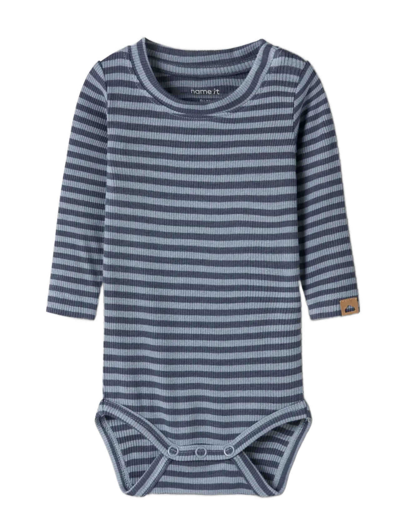 name it - NBMKARDIO LS BODY SET - sæt med body - ashley blue - 2