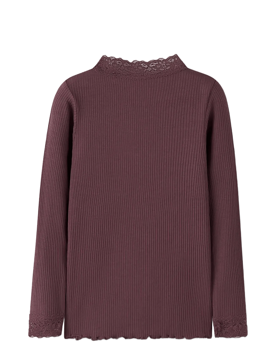 name it - NMFRIONA LS XSL TOP - langärmelig - catawba grape - 1