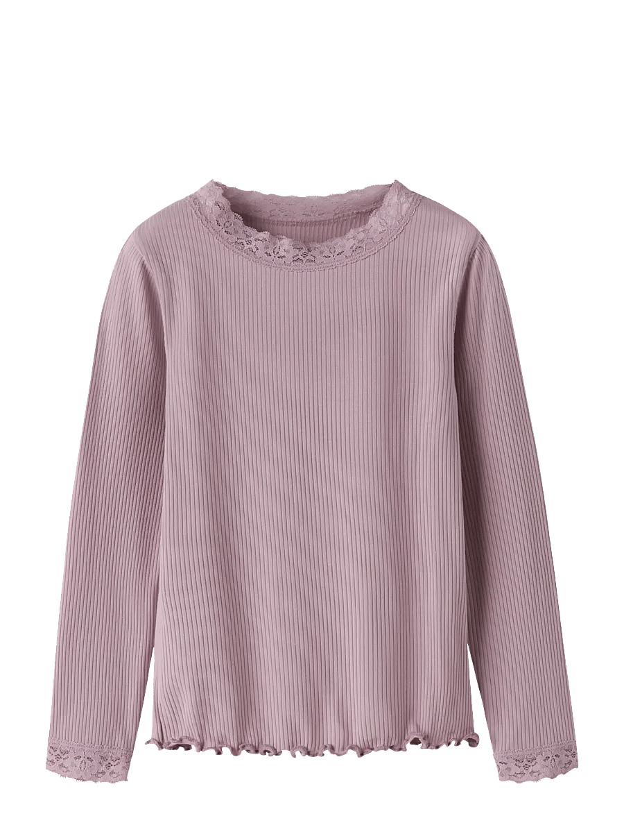 name it - NMFRIONA LS XSL TOP - langärmelig - mauve shadows - 0