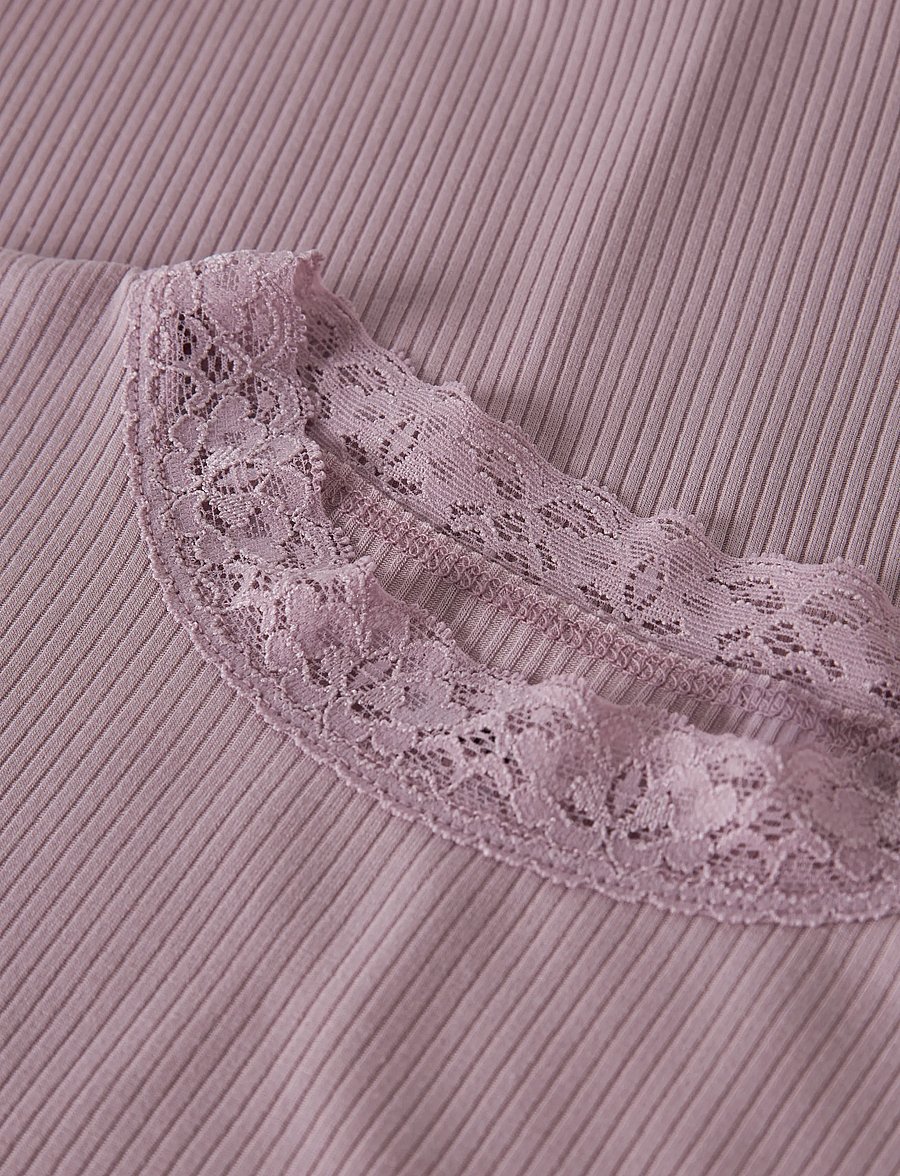 name it - NMFRIONA LS XSL TOP - langärmelig - mauve shadows - 2