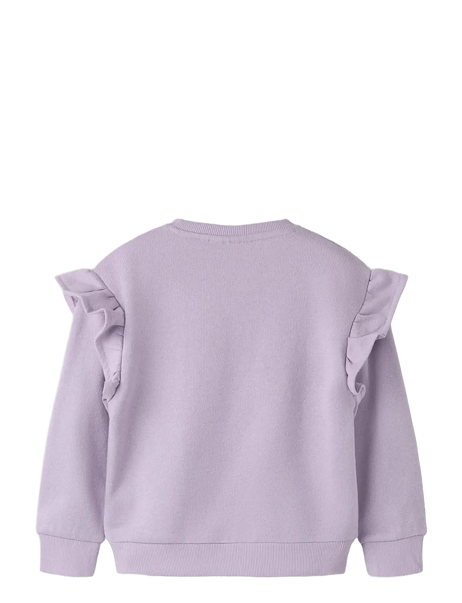 name it - NMFFILANA LS NREG SWE UNB - sweatshirts - lavender lily - 1
