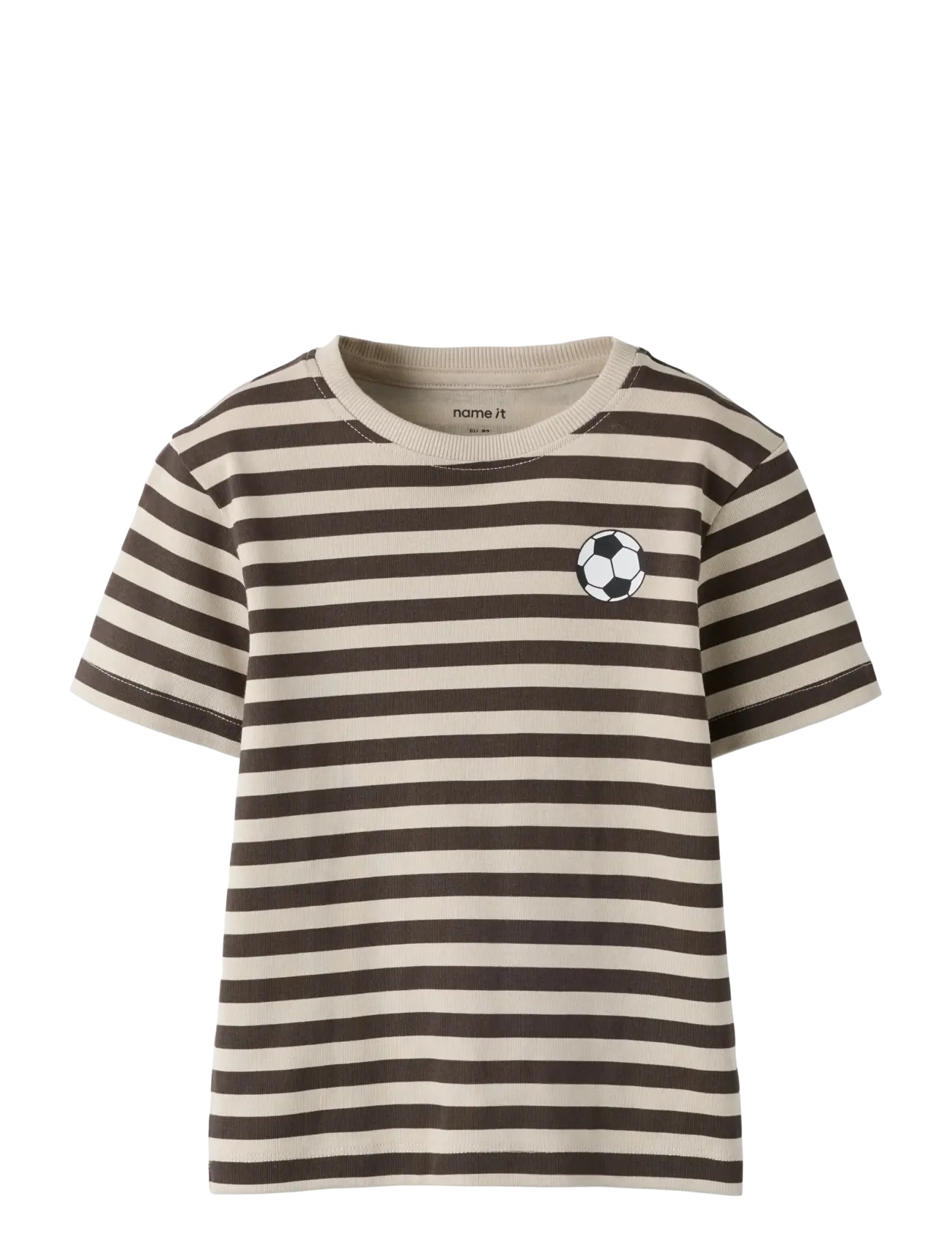 name it NMMFRIKO SS NREG TOP - Clothing - DELICIOSO / brown