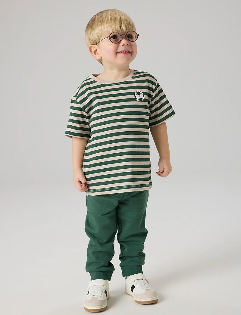 name it - NMMFRANCO NREG SWE PANT UNB - sweatpants - garden topiary - 3