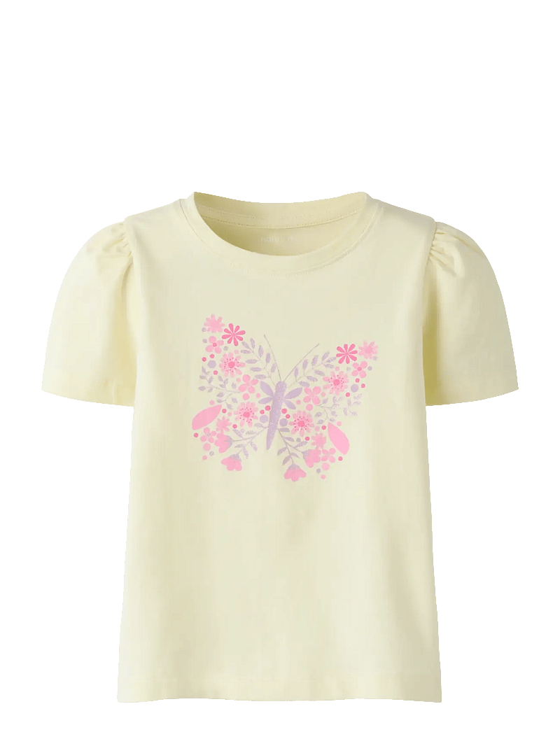 name it - NMFFILIKKA SS TOP - short-sleeved t-shirts - pear sorbet - 0