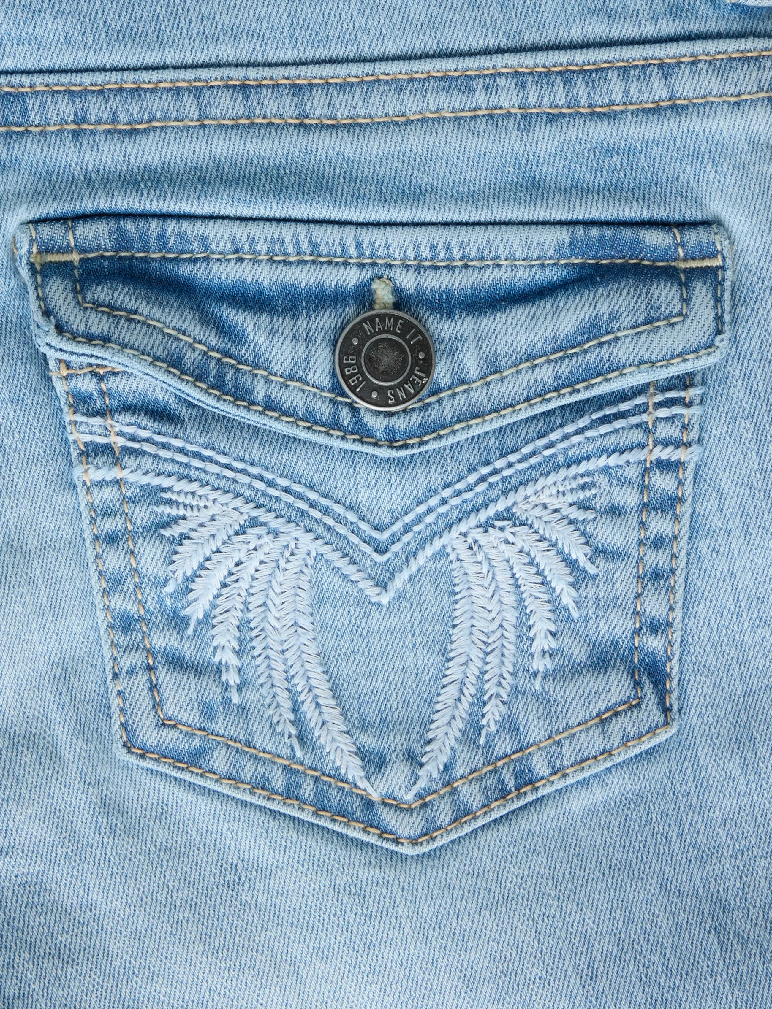 name it - NKFPOLLY FLARED JEANS 3338-MD - light blue denim - 2