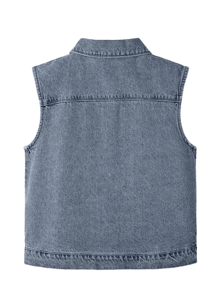 name it - NKFANNIE DNM VEST 3388-IM - einkaufen nach alter von - medium blue denim - 1
