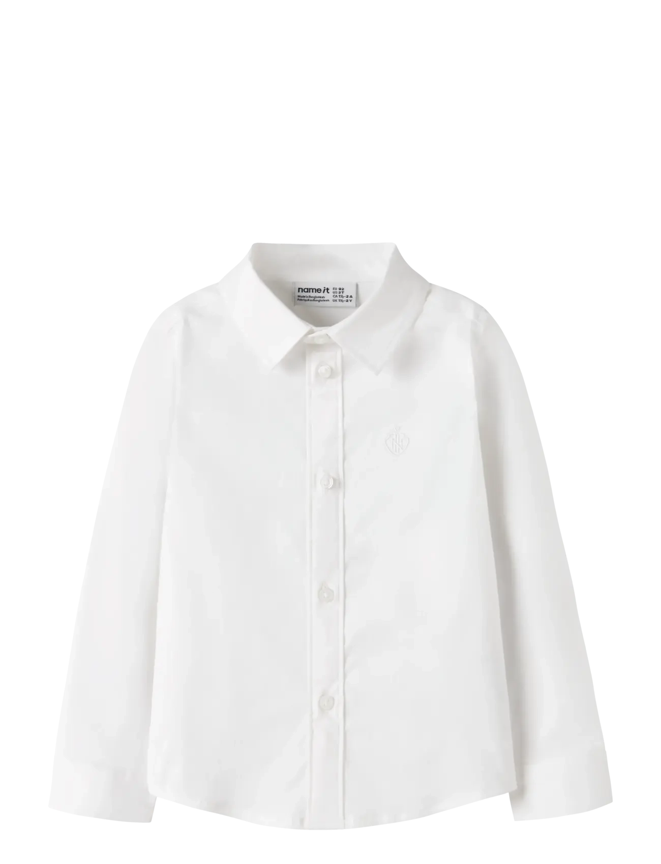 name it NMMREFRIK LS SHIRT - Shirts - BRIGHT WHITE / white