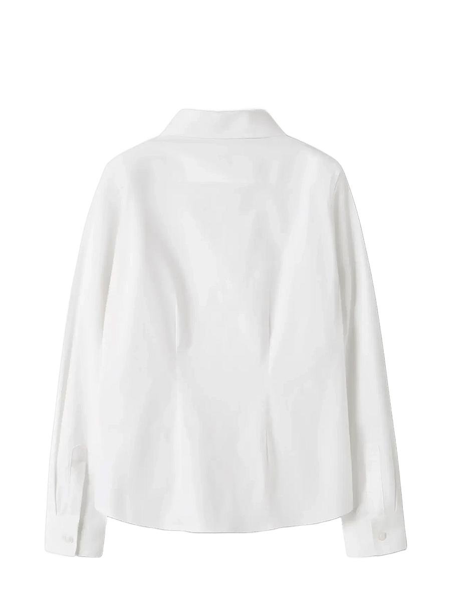 name it - NKMREFRIK LS SHIRT - bright white - 1