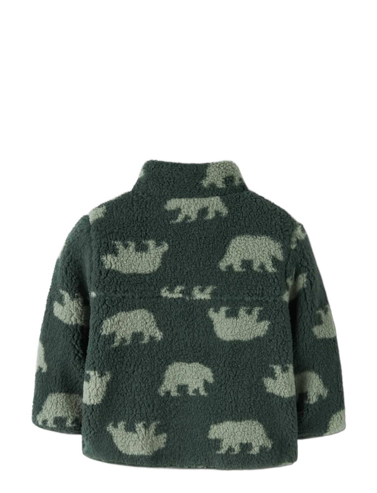name it - NMMMONICO TEDDY JACKET AOP NOOS - fleecejacken - jungle green - 1