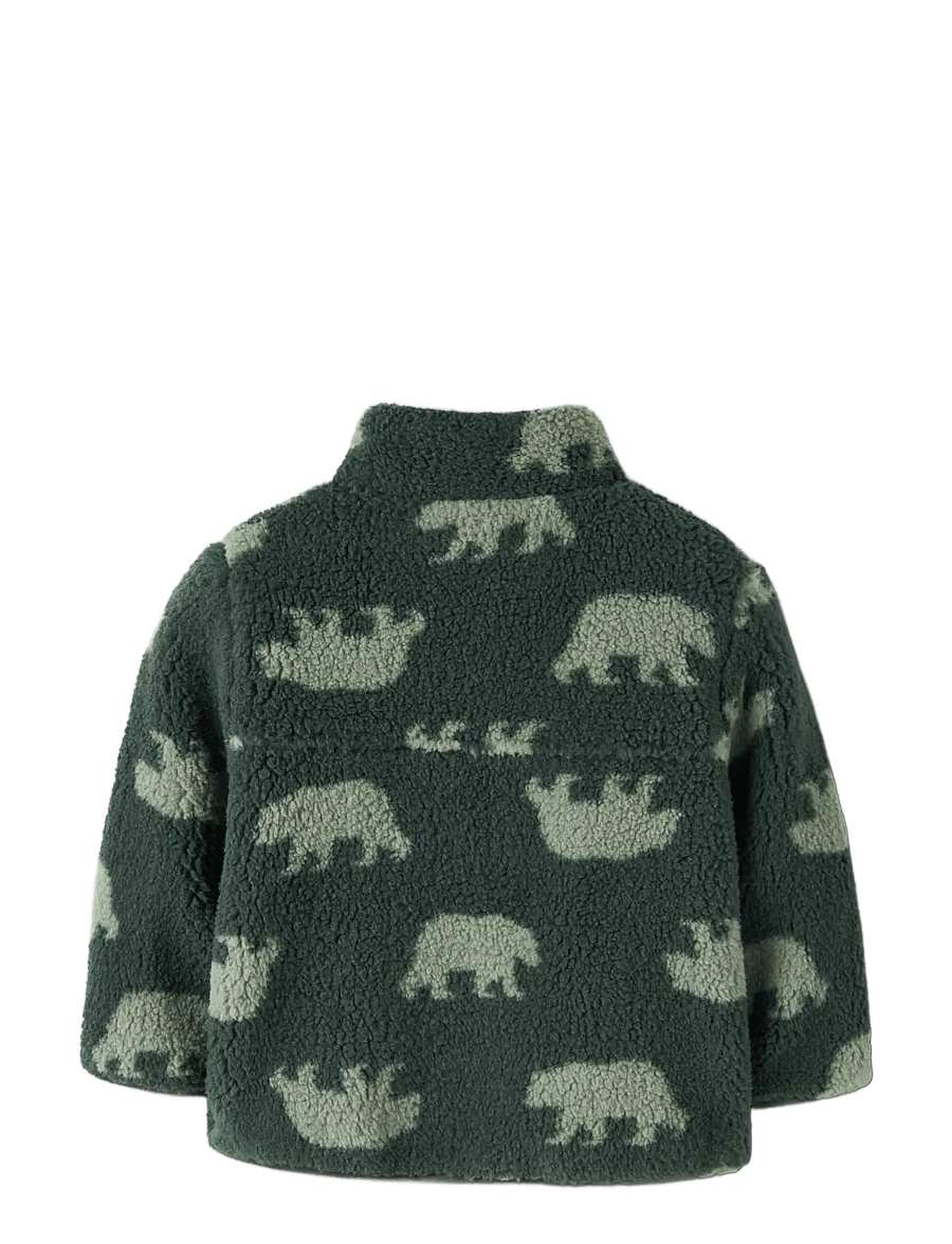 name it - NMMMONICO TEDDY JACKET AOP NOOS - fleecejacken - jungle green - 1