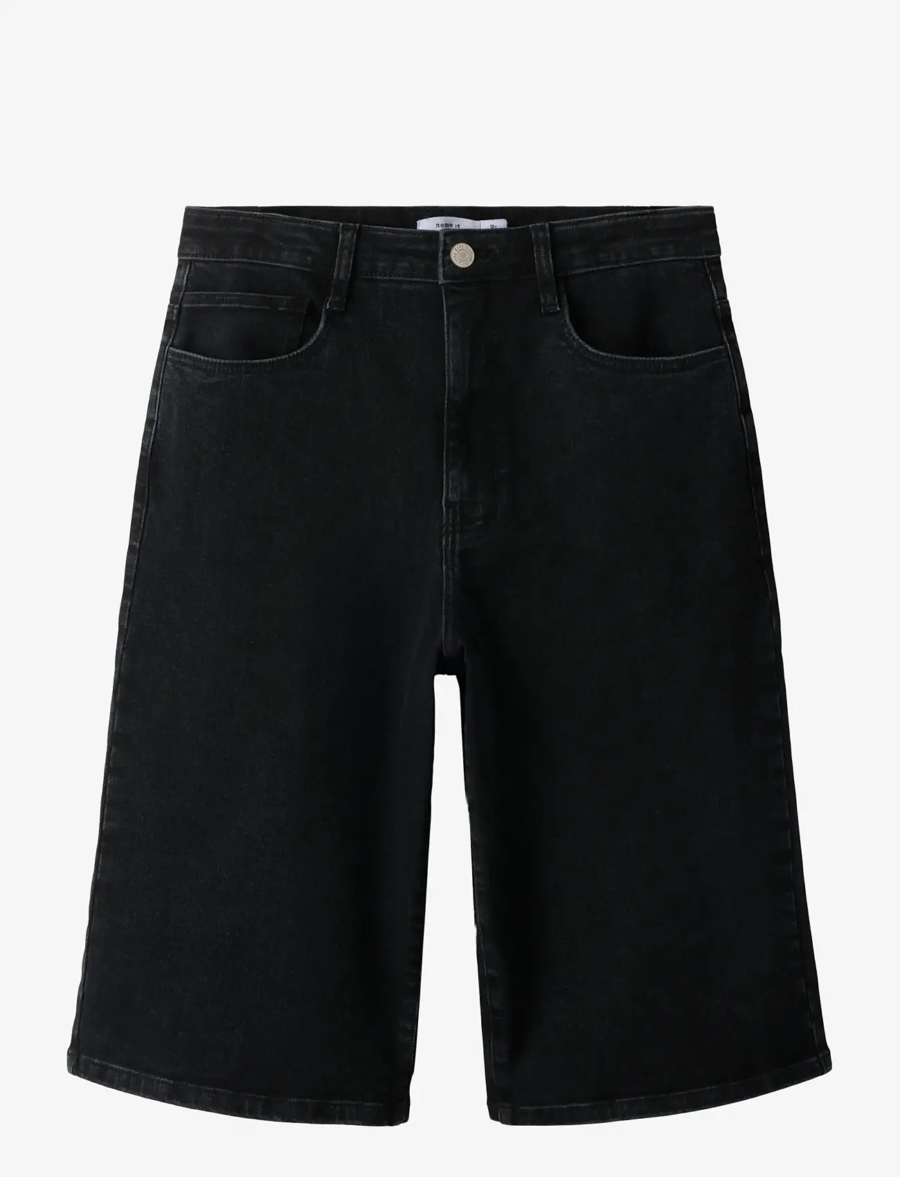 name it - NKMBEN X-SKATER DNM JORTS 2201-AU - jeansshorts - black denim - 0
