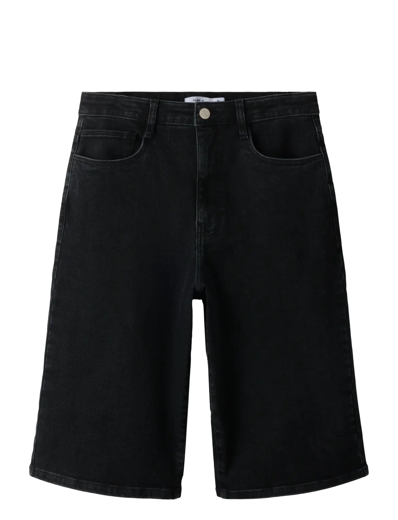 name it NKMBEN X-SKATER DNM JORTS 2201-AU - Neuheiten - BLACK DENIM / black