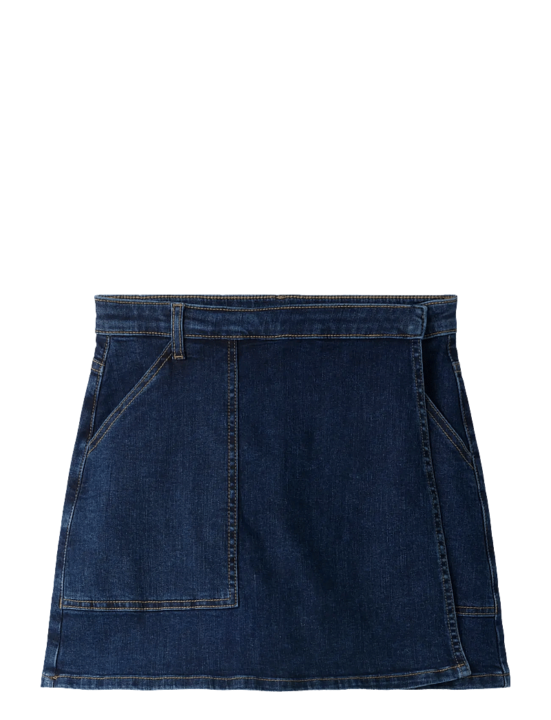 name it - NKFMABEL DNM SKIRT 2201-MD - denim skirts - medium blue denim - 0