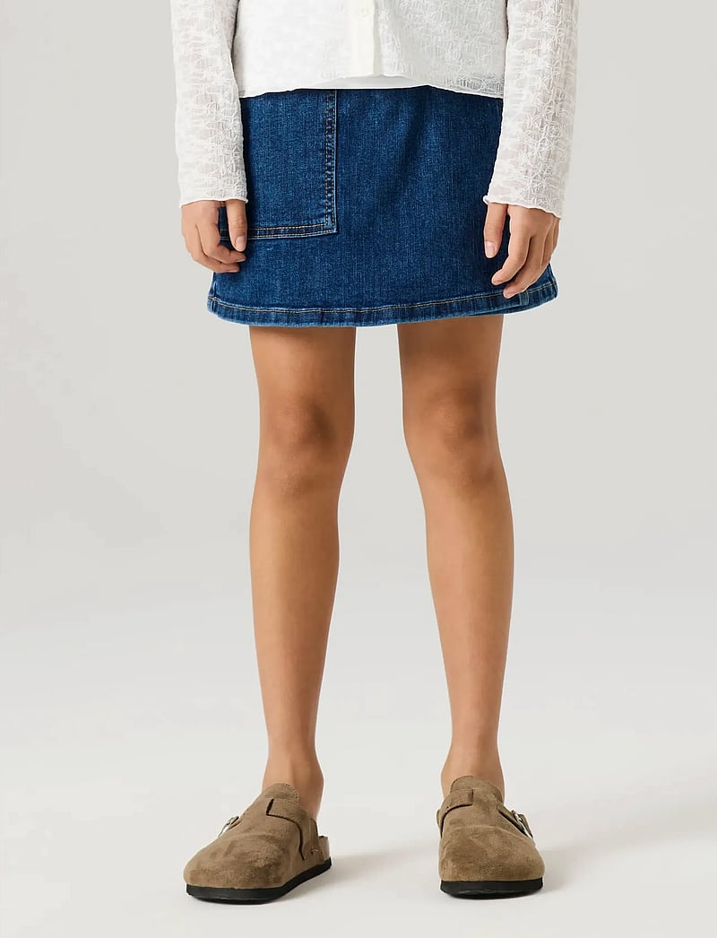 name it - NKFMABEL DNM SKIRT 2201-MD - denim skirts - medium blue denim - 2