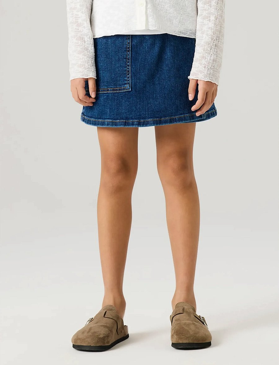 name it - NKFMABEL DNM SKIRT 2201-MD - jeansröcke - medium blue denim - 2