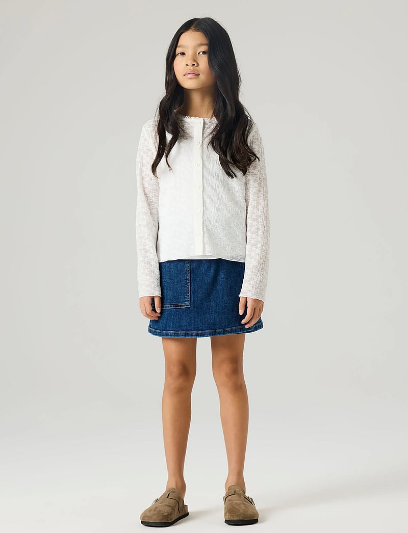 name it - NKFMABEL DNM SKIRT 2201-MD - denim skirts - medium blue denim - 3