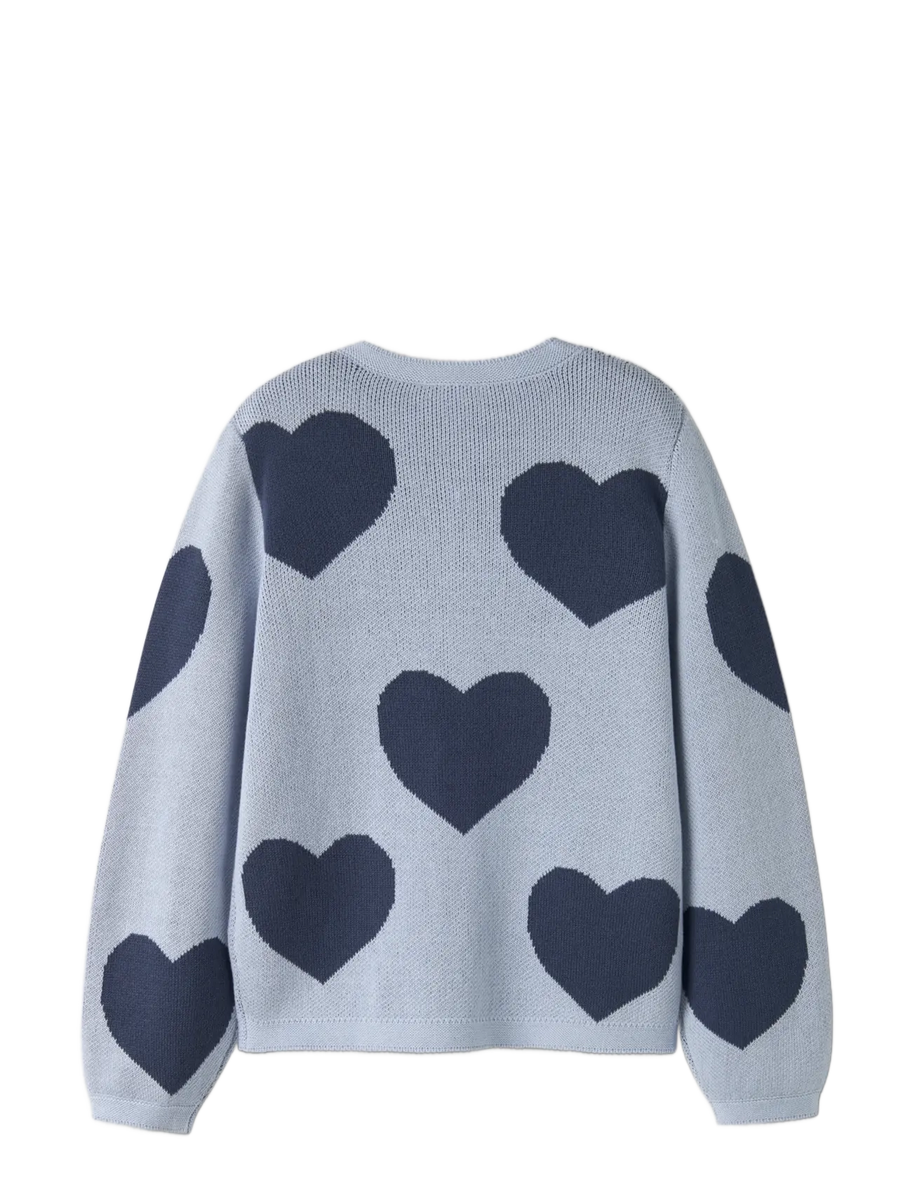 name it - NKFLIANAX LS KNIT CARD - subdued blue - 1