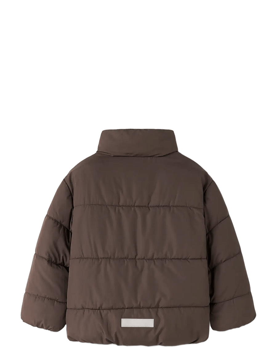 name it - NMFFORTY PUFFER JACKET - seal brown - 1