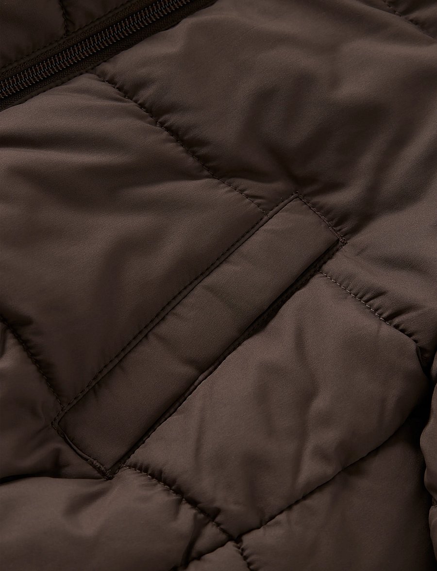 name it - NMFFORTY PUFFER JACKET - seal brown - 3