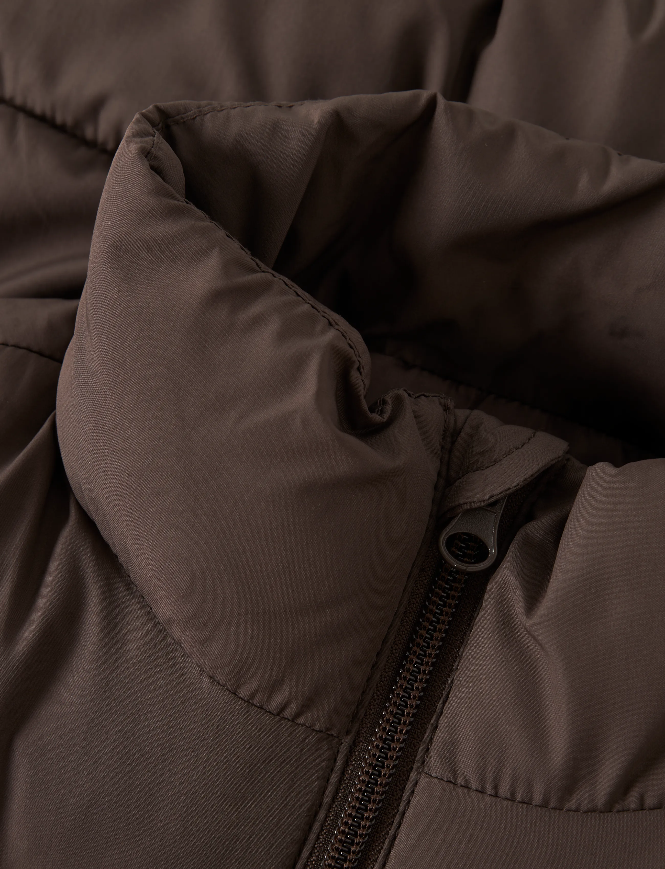 name it - NMFFORTY PUFFER JACKET - seal brown - 4